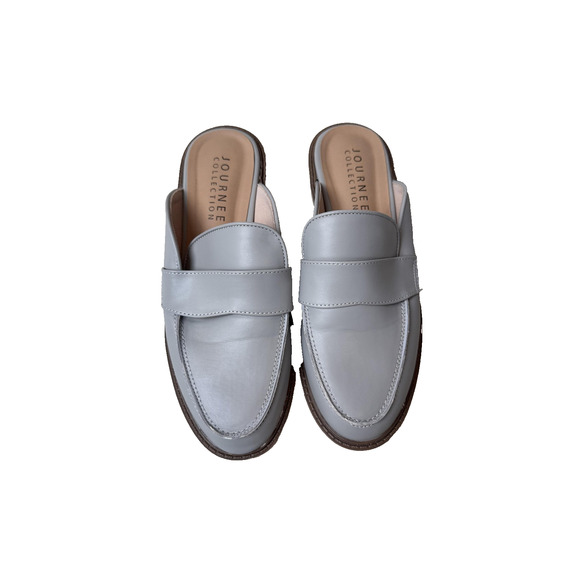 Journee Collection Shoes Womens Size 8.5 Miycah Loafer Slip On Platform Comfort - Picture 1 of 13